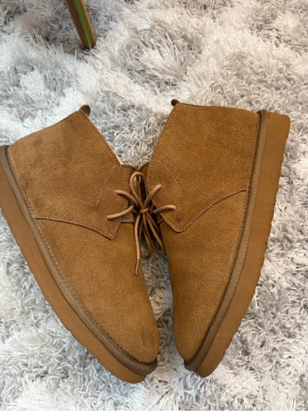 BearPaw Women's Chestnut Suede Ankle Booties - Picture 7 of 8